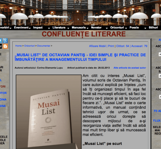 Corina Diamanta Lupu despre Musai List