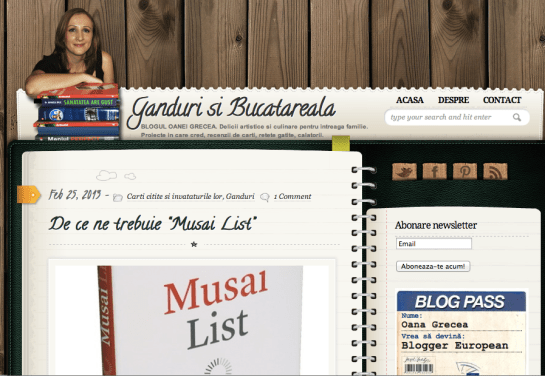 Oana Grecea despre Musai List